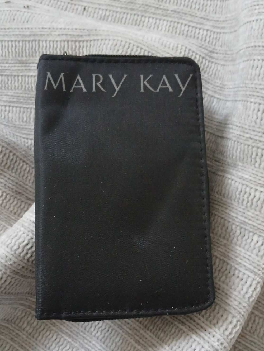 Mary Kay Black Travel Cosmetic Wallet